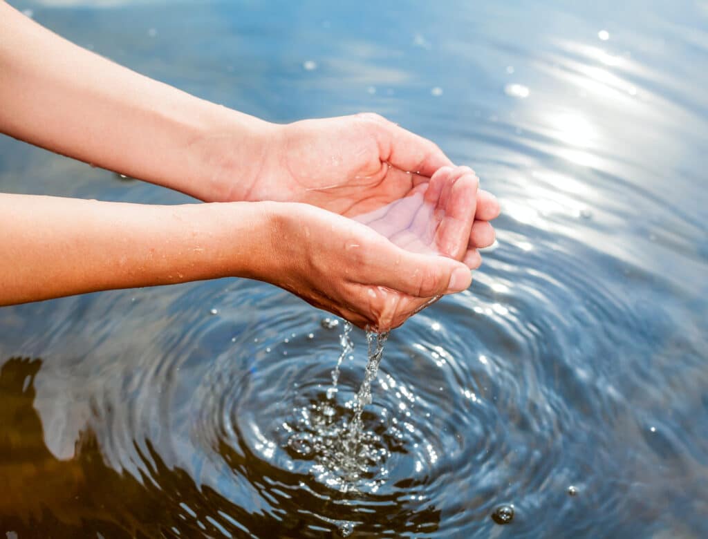 Water cleanup Getty