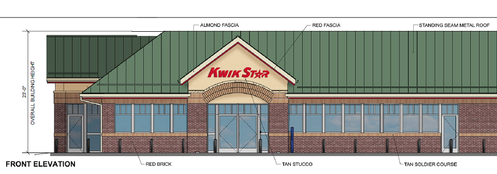 Front elevation Kwik star norwalk