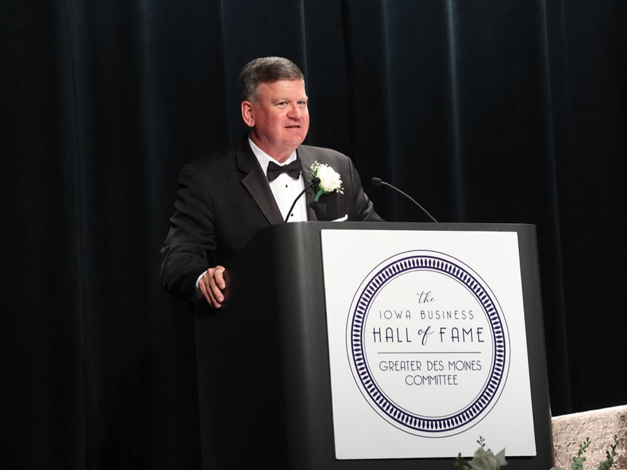 Ray Cole Speaking Iowa Business Hall of Fame 5 24