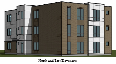 Staff report template north elevation