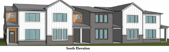 Staff report template south elevation